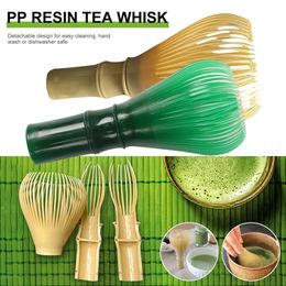 1PCS PP Resin Matcha Practical Powder Whisk Coffee Green Tea Brush Chasen Tool Grinder Brushes Tea Tools Japanese Tea Ceremony 240219
