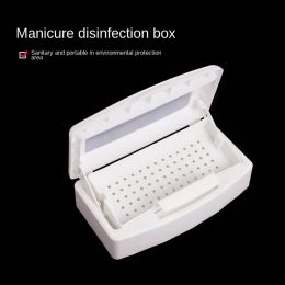 Kits Sterilising Tray Box Cleaner Disinfection Box Nail Art Pedicure Manicure Tool Sterilising Metal Nipper Equipment Cleaner Tools