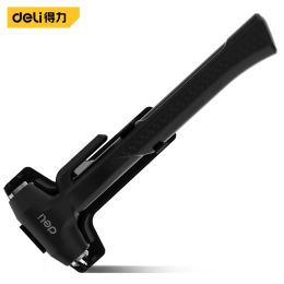 Hammer Deli Black Portable Car Safety Cars Hammer LifeSaving Escape Safety Hammer Automotive Emergency Tools Window Glass Breaker