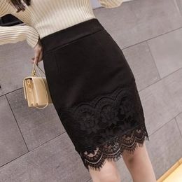 Tight Lace Womens Skirt Wrap Skirts for Women Clothing To Knees Length Trend A Line Stylish Chic and Elegant Aesthetic Fashion V 240306