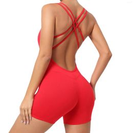 Stage Wear Yoga Fitness Jumpsuits Backless Hip Lifts Athletic Ballet Dresses Leotards For Girls Gymnastics