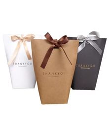 Gift Bag Thank You Merci Gift Wrap Paper Bags for Gifts Wedding Favors Box Package Birthday Party Favor Bags6192263