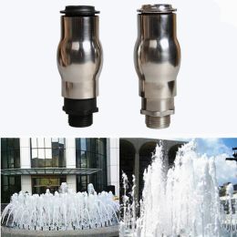 Kits DN25 1" Stainless Steel Foam Fountain Nozzles Frothy Fountain Heads For Garden Pond Pool