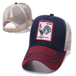 Luxury Embroidered high quality Baseball Cap Men Golf snapback caps Designer fashion Women style animal mesh hats294P