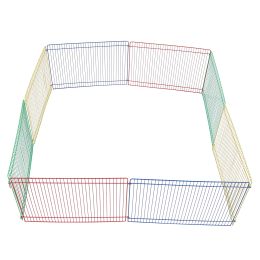 Cages 8 Pcs Hamster Enclosure Guinea Cage Small Pet Fence Tent Puppy Indoor Animal Rabbit Run Foldable Playpen Dwarf Animals Fam