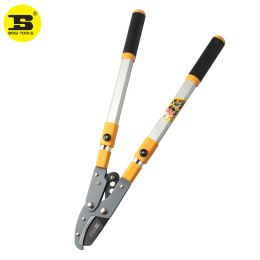 Tools BOSI 26" 65# Manganese Steel Hedge Shears Branch Trimmer Extensible Garden Tools Pruning Loppers