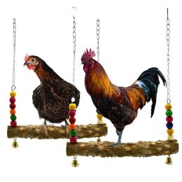 Accessories Chicken Toys Big Rooster Swing Stand Stick Stand Stick Pepper Wooden Chicken Duck Gose Poultry Stand Stick Toys