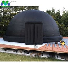 Toy Tents 6 M Mobile Black Inflatable Planetarium Dome360 Degree Astronomical Tent Movie Cinema Area For Science Education Event L240313