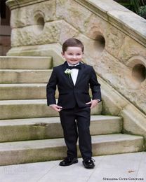 Cute Couture 2016 Children Occassion Wear Page Boy Tuxedo for Boys Toddler Formal Suits JacketPantsBowShirt Boy039s Formal4648149