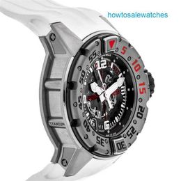 Automatic Watch RM Watch Brand Watch RM028 Automatic 47mm Titanium Mens Strap Watch RM028 AJ TI-TI