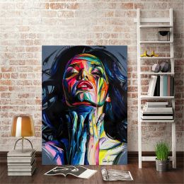 Calligraphy Abstract Wall Paintings Posters Wall Art Canvas Prints Paintings Sexy Women Portrait Picture for Living Room Home Decor No Frame