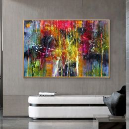 Calligraphy Modern Wall Canvas Art Posters and Prints Colorful Abstract Art Paintings on the Wall Canvas Pictures for Living Room Home Decor