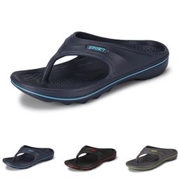 slippers for men women Solid Colour hots slip resistant black white Plum breathable mens womens indoor walking shoes GAI
