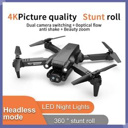Drones NEW RC Drone FPV WIFI Wide Angle HD 4K Camera Drone Altitude Hold Obstacle Avoidance Quadcopter Foldable Toy Kids ldd240313