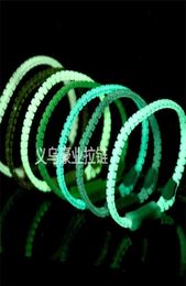 20PCS luminous glow in the dark zipper Bracelet unisex zip bangle night light wristband stress relief anxiety needs toys pa8987682