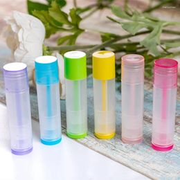 Storage Bottles 30pcs 5g/5ml Empty Color Plastic PP Lip Tubes Bottle With Caps Lipstick Containers For Handcraft DIY Tube Travel