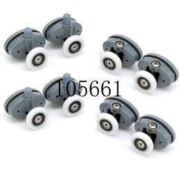 2pcs4pcs 8pcs Butterfly Single Shower Door Rollers Runners Wheels Pulleys 23mm 25mmwheel Other Hardware3034