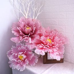 Large Artificial Peony Flower Wedding Background Arch Decoration Fake Flower Window Display Studio Shooting Props 201222250P