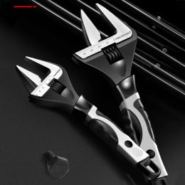 Files 1pcs Short Handle Adjustable Spanner Universal Key Nut Wrench Opening Wrench Home Hand Tools Multi Tool 6inch 8inch Top Quality