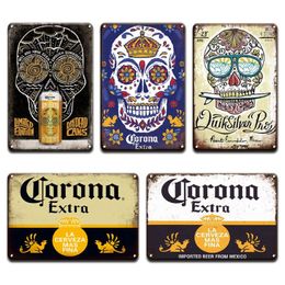 NEW Corona Extra Beer Poster Cover Wall Decor Metal Sign Vintage Pub Bar Restroom Home Beach Living Room Decoration Tin Signs2964