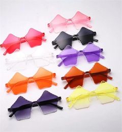 9 Colours Special Lovely Cute Kids Sunglasses Fashion Boys Girls Silicone Plastic Safety Sun Glasses For Children Baby Shading Eyeg6167305