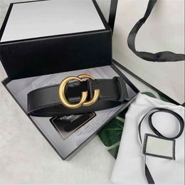 Designer belts for men and women leather luxury letters bronze Buckle Black Classic versatile Korean youth pants belt net red belt170V
