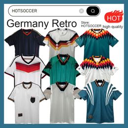 Germany mens Retro Soccer Jersey home away KLINSMANN Matthias football shirts KALKBRENNER Littbarski BALLACK 82 88 92 94 96 98 02 2004 2010 14 88 98 94