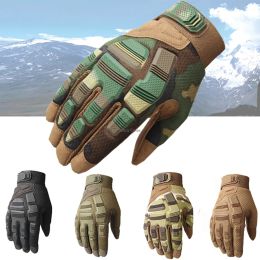 Gloves Tactical Gloves Military Full Finger Airsoft Paintball Combat Hunting Gloves Men Army Camo Cs Motorcycle Hiking Protective Glove