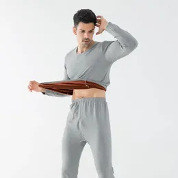 Men's Thermal Underwear Men Warm Casual Hight Stretch Long Johns Set Brand Sets