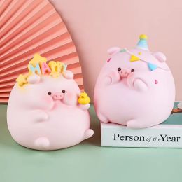 Boxes Cute Pig Piggy Bank Money Boxes for Kids Bedroom Decoration Storage Coin Collect Box Saving Money Jar Birthday Gifts Table Decor