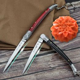 Camping Hunting Knives 3 cr13 folding kitchen carving knife multifunctional peeling knife outdoor japanese sharp fruit cutting knife 240315