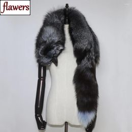 Scarves 2024 Party Women Real Winter Fur Natural One-Piece Collar Warm Soft Scarf