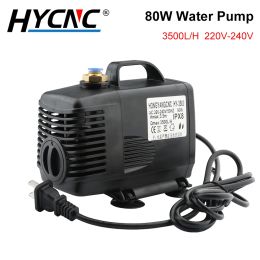 Pumps 3500l/H 80w Submersible Pump Fountain Philtre Fish Pond Silent Water Pump Water Tank Fountain Side Suction Pump 220v240v