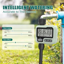 Timers Eshico Garden Water Timer Automatic Rain Delay System Plants Lawn Greenhouse Drip Irrigation Equipment Selfwatering Device
