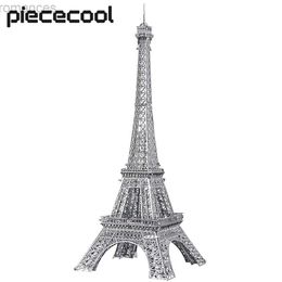 3D Puzzles Piececool 3D Metal Puzzles for Adult Eiffel Tower Jigsaw Building Kits Brain Teaser 240314