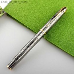 Fountain Pens Luxury Metal Ink Pen Extra Fine 0.38mm Nibs Writing Tools Stationery Office Supplies Business GIft Q240314