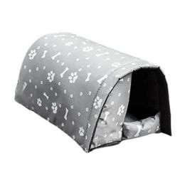 Mats Waterproof Oxford Cloth Pet House Outdoor Cat Shelter For Small Dog Closed Design Keep Pets Warm Winter Pet Nest