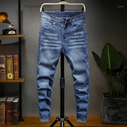 Spring Big Mens Simple And Stylish Korean Pants 50 48 46 Loose Trousers Men Large Size Jeans