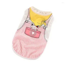 Dog Apparel Print Pet Clothing Fashionable There Must Be Cute Small Clothes Polyester Puppy Vest Durable General Lovely