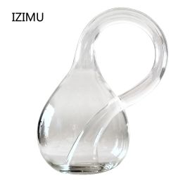 Vases Fourdimensional Space Will Always Be Filled with Waterfree Klein Bottle Model Creative Transparent Glass Home Magic Decoration