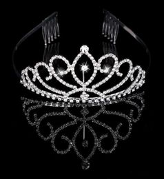 Bridal Tiaras Crowns With Rhinestones Bridal Jewellery Girls Evening Prom Party Performance Pageant Crystal Wedding Tiaras Accessori2540285