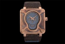 2024 BRS Factory Men's Watch Size 46mmX7.5mm 2824 Self-winding mechanical movement Bronze case Titanium back cover Leather strap