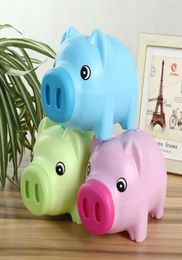 Cartoon Piggy Bank Plastic Children Piggy Bank Creative Cute Children Couple Gift Coin Bank Money Boxes2264598