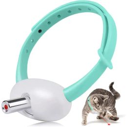 Toys Automatic Cat Toy Smart Laser Teasing Cat toy Collar Electric USB Charging Kitten Toys Interactive Training Cats Accessories