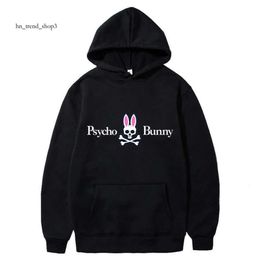 Psychological Bunny Hoodie Sweatshirts Women Skeleton Bunny Letters Print Sport Design Drawstring Hoodie Tops Harajuku 426 Psyco 633