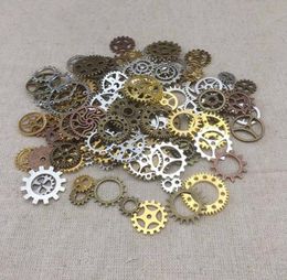 Vintage Mixed Steampunk Punk Style Gear Cogs Pendants Necklace DIY Jewelry Making Watch Parts Jewelry Findings9417852
