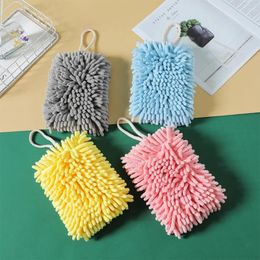 Towel Quick Dry Hand Towels With Hanging Loop Microfiber Kitchen Cleaning Cloth