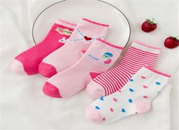 10 pieceslot Unisex Skarpetki Newborn Sock Kids Boy Pink Rabbit Knit Cotton Soft Baby Socks Lovely Girl Children039s Miaoyouto3559190