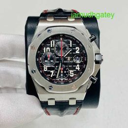 AP Mechanical Watch Pilot Watch Royal Oak Offshore Series Male 42mm Diameter Precision Steel Mens Leisure Watches 26470ST.OO.A101CR.01