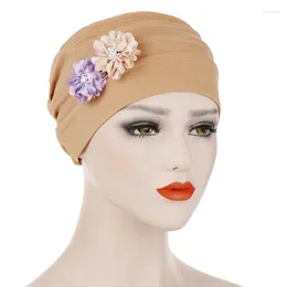 Berets European And American Foreign Trade Multi-Color Mess Hexagonal Cap Side Two Small Flowers Muslim Tam-O'-Shanter